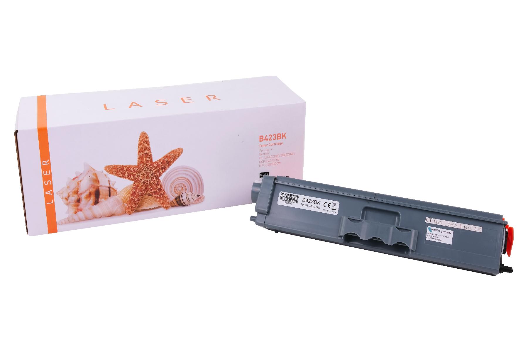 TN423BK alternativ Toner black für Brother / TN423BK / 6.500 Seiten