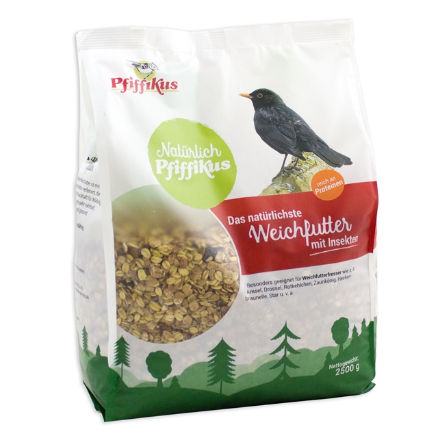 Natürlich Pfiffikus Weichfutter mit Insekten 2,5kg Natürlich Pfiffikus Weichfutter mit Insekten 2,5kg