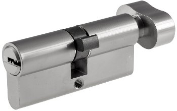 Schließzylinder 70mm (35+35mm) mit Knauf, Profil-Zylinder, 5 Sicherheits-Schlüssel