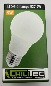 LED Glühlampe E27 "promo" warmweiß / 230V, 160°, 8,6W, 802lm, 3000k