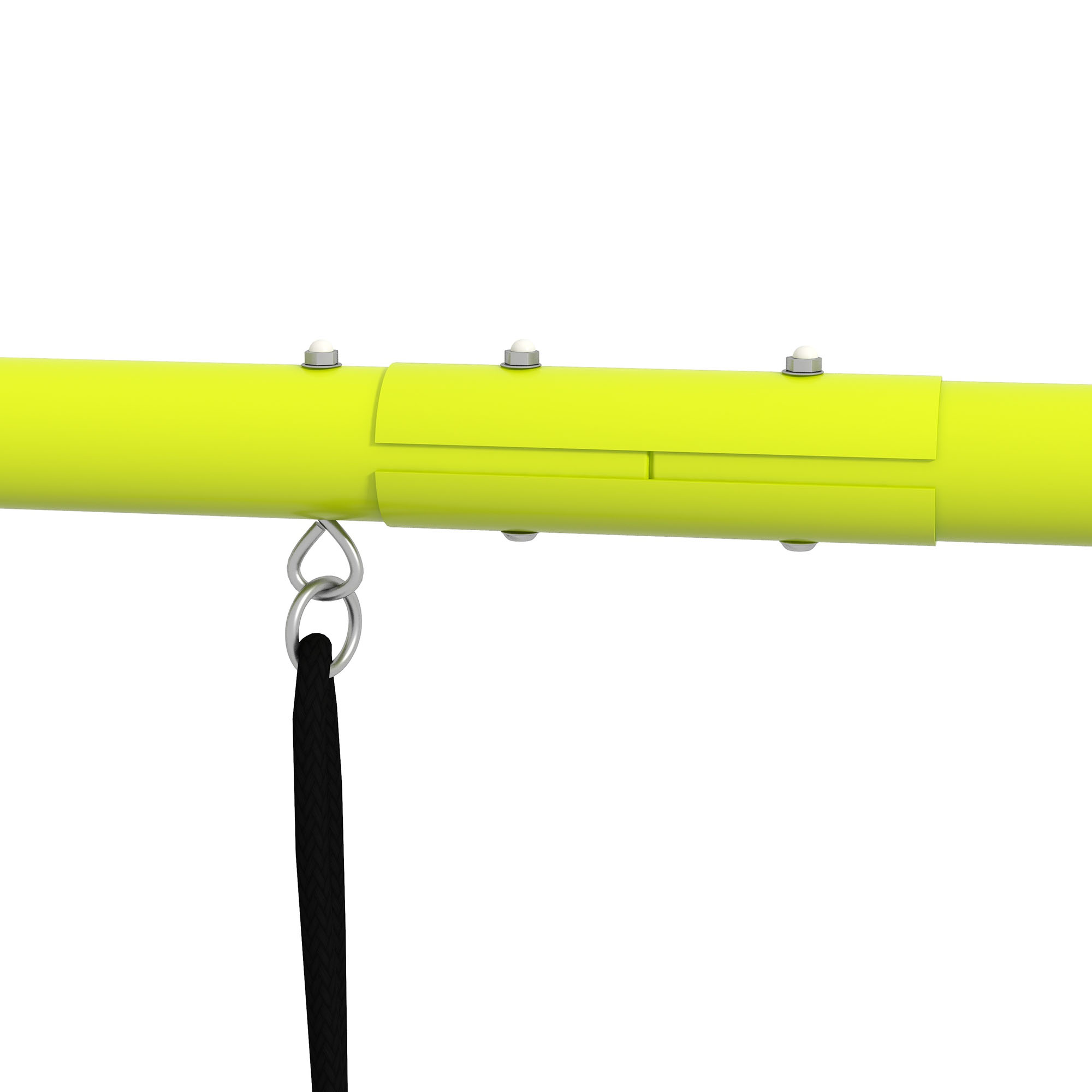 Kinderschaukel-Set, mit Kletternetz und Sprossenleiter, für Kinder 3-8 Jahre, Stahlgestell, Grün