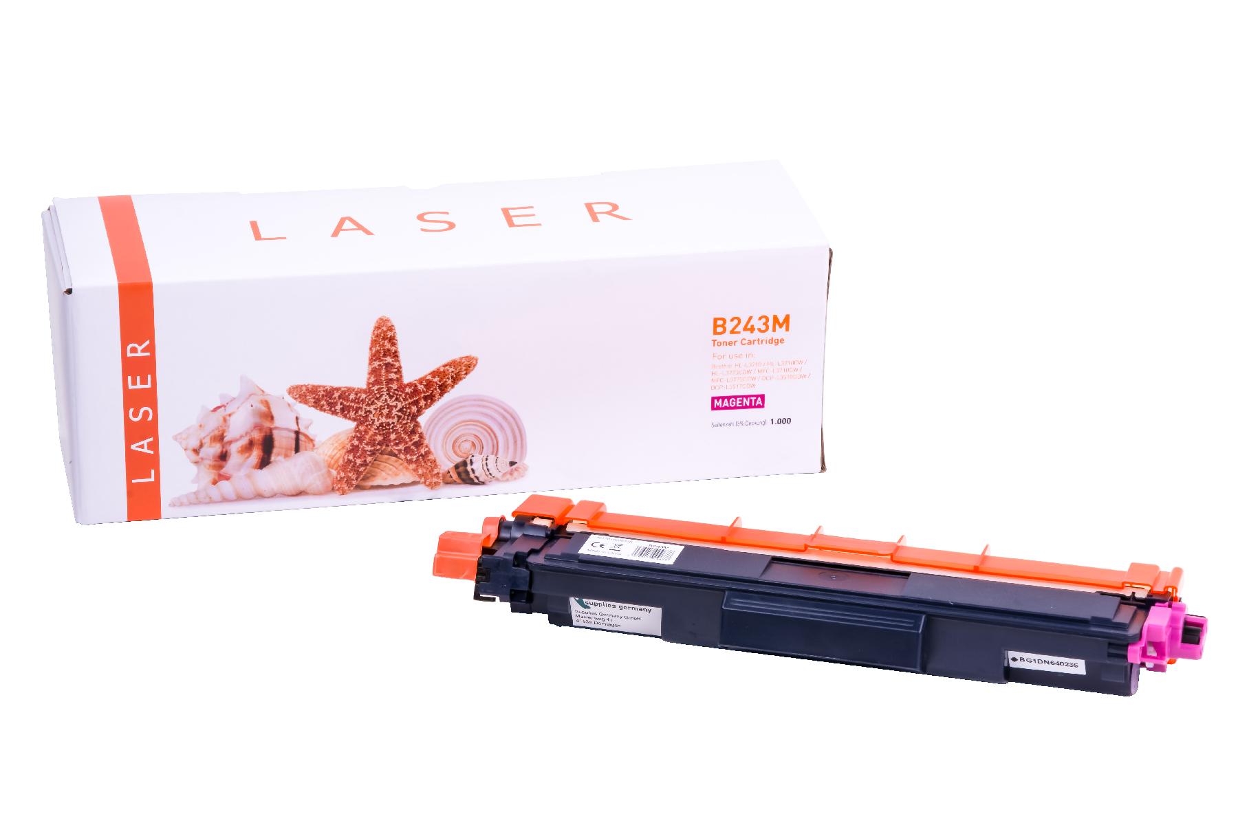 TN243M alternativ Toner Magenta für Brother / TN243M / 1.000 Seiten TN243M alternativ Toner Magenta für Brother / TN243M / 1.000 Seiten