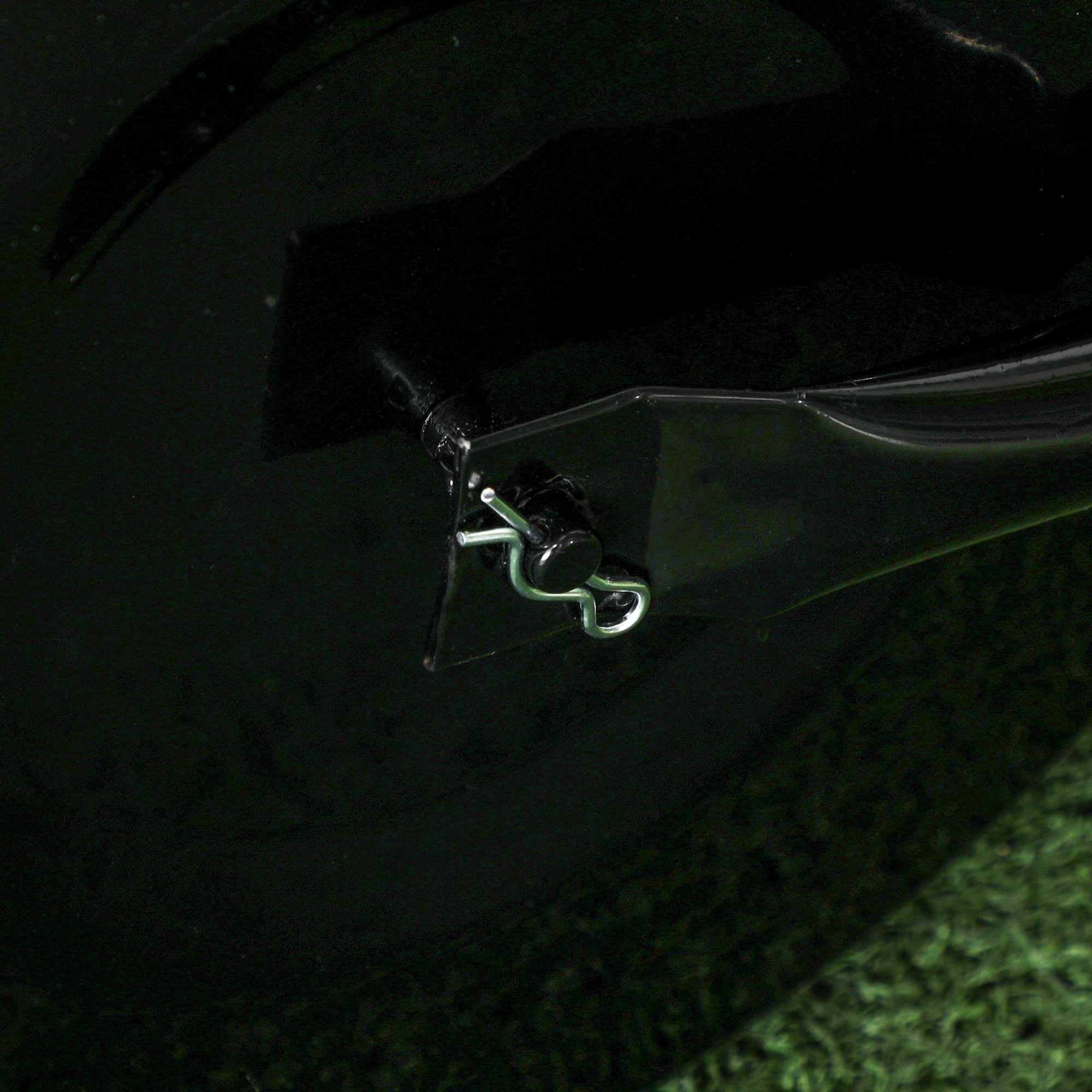 Rasenwalze mit U-Griff, Gartenwalze, Gartenrolle, 32 cm Durchmesser, 38 L Wasser-/62 kg Sand, Metall, Schwarz, 58 x 32,5 x 113 cm