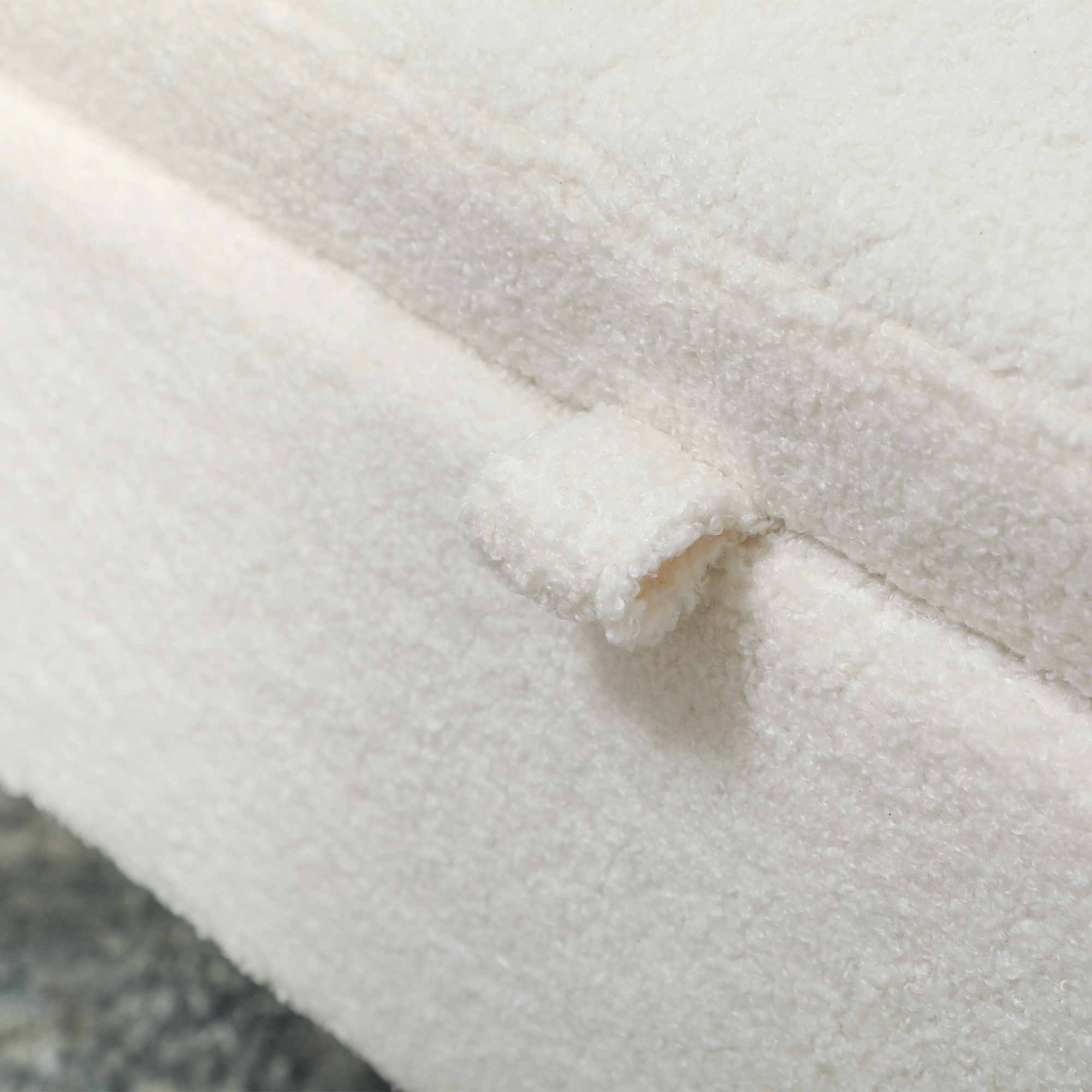 Sitzbank mit Stauraum, Deckel und Metallbeinen für Wohnzimmer, Schlafzimmer, Flur, Weiß