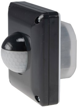 Unterputz PIR Bewegungsmelder 190° IP65 / 2 & 3 - Draht Technik, anthrazit