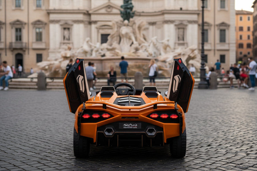 Kinderfahrzeug Lamborghini SIAN 2 Sitzer - orange
