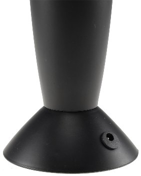 LED Dekoleuchte TORNADO, 37cm, Farbwechsel, 5V/ Batterie, Schwarz