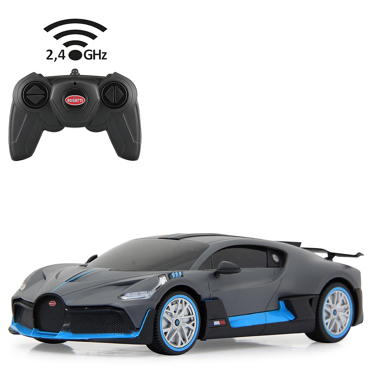 Bugatti Divo 1:24 grau 2,4GHz Bugatti Divo 1:24 grau 2,4GHz