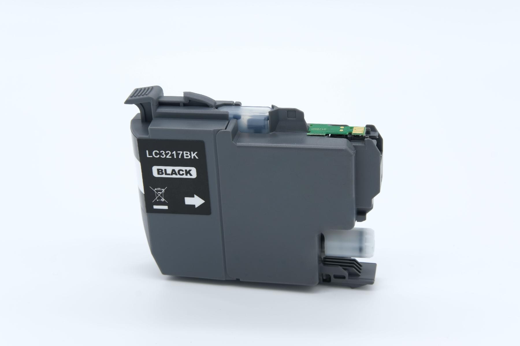 LC3217schwarz alternativ Tinte schwarz für Brother / LC3217schwarz / 550 Seiten(PATENTSICHER)