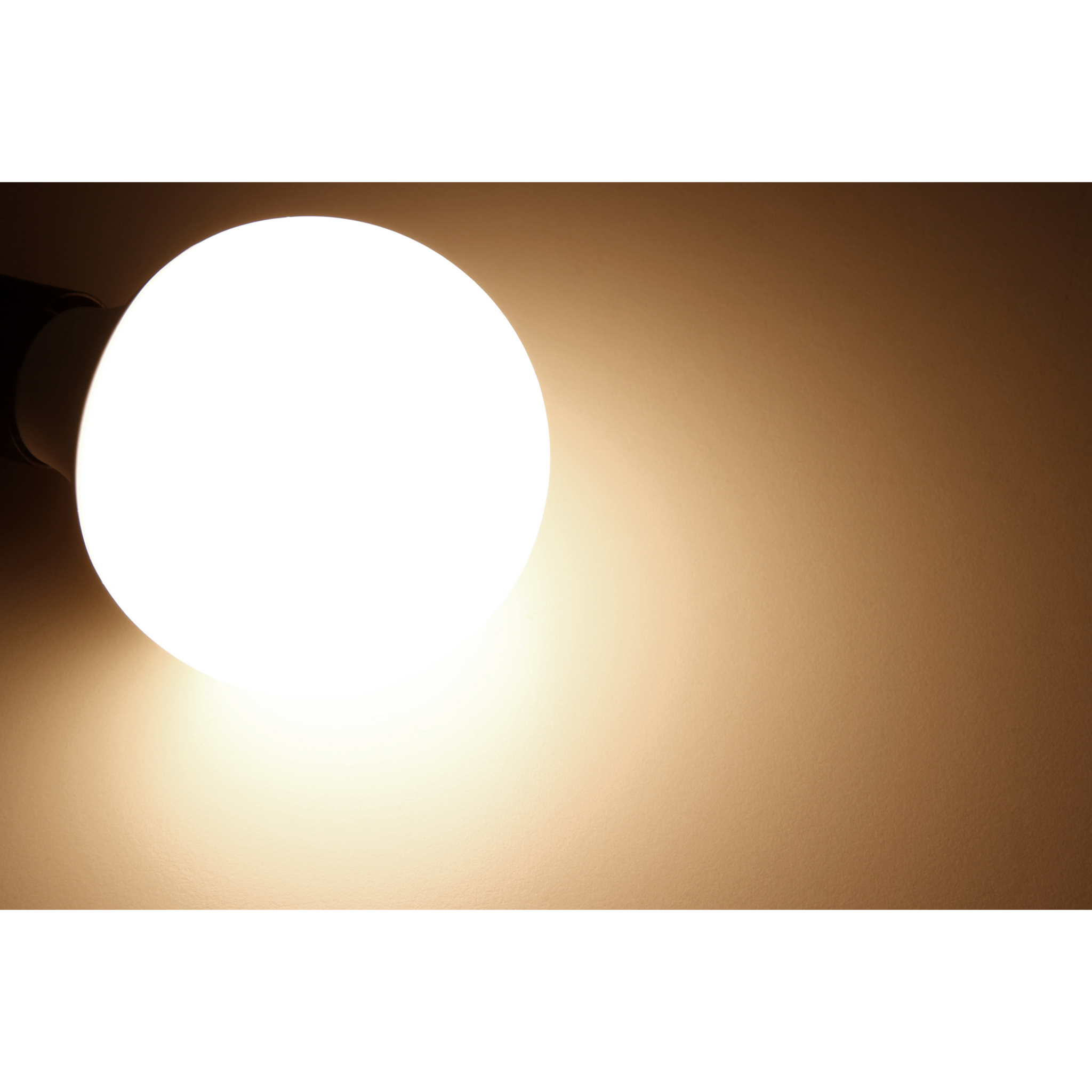 LED Globelampe McShine, E27, 12W, 1055lm, warmweiß