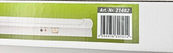 LED Notleuchte "CTNL-90 SMD-UB", Lithium Akku 2x 3,7V/2,2Ah, 9W, 40x4x3cm