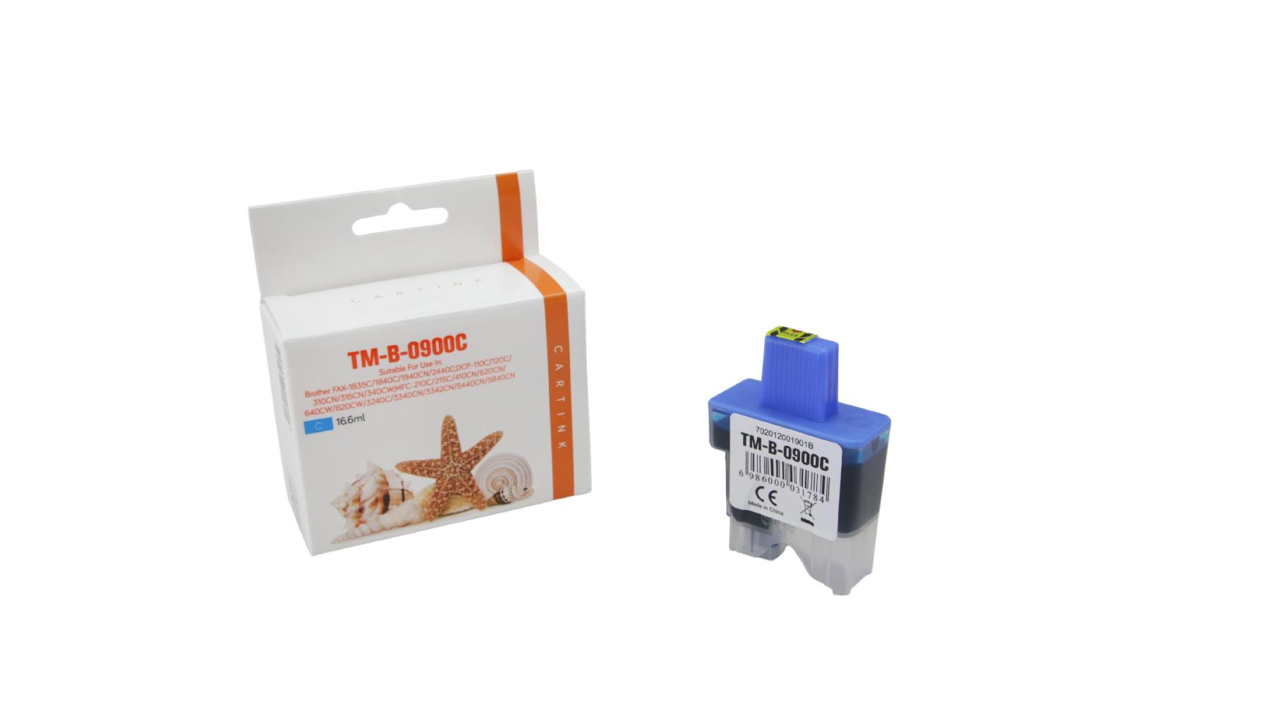 LC900C alternativ Seestern Tinte cyan für Brother / LC900C / 16,6ml