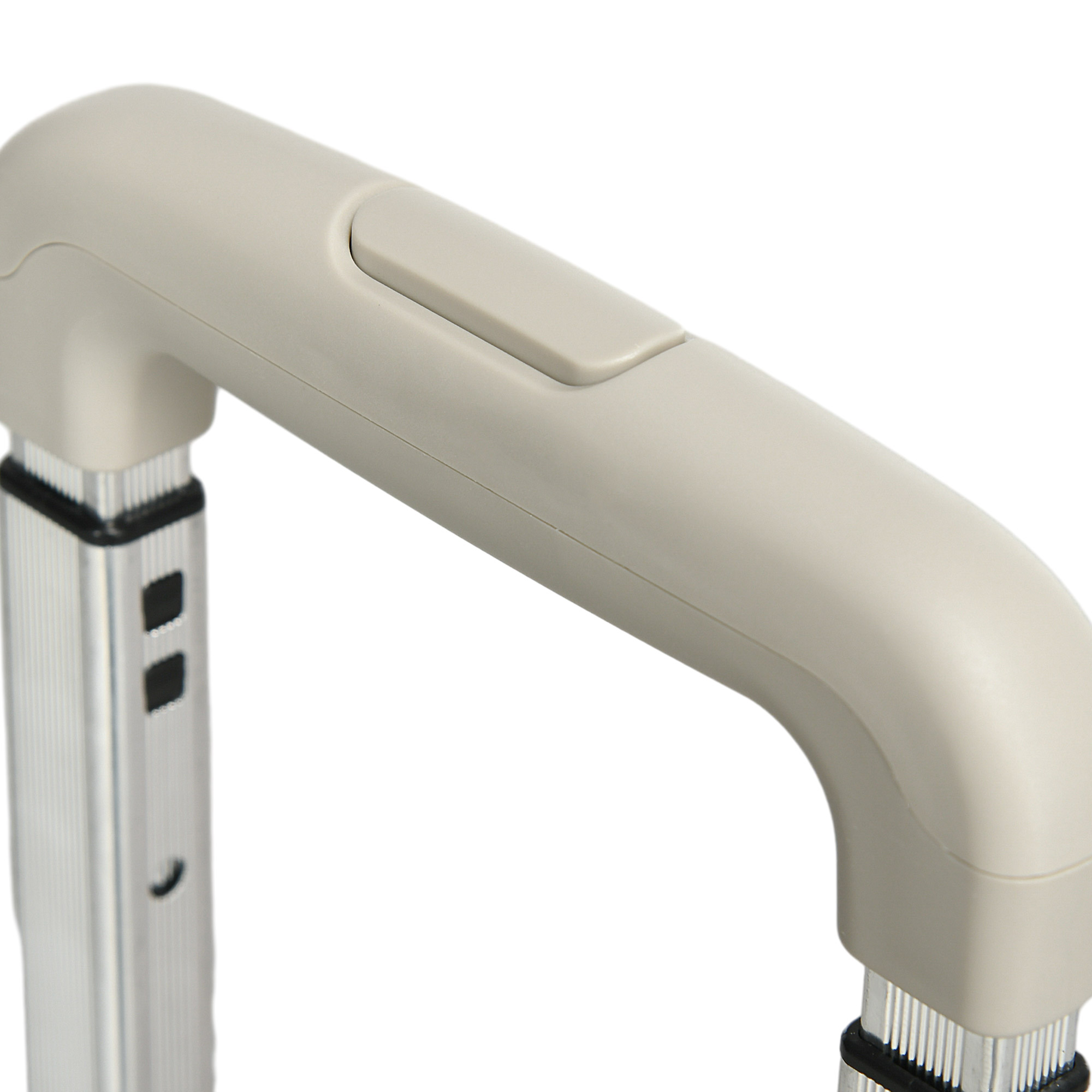 Einkaufstrolley Treppensteiger Mobile Transportbox,  klappbar, Teleskopgriff, bis max. 65 Kilo belastbar, Weiß