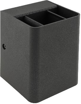 LED Wandleuchte "Fachada" / IP54, 2x3,5W, 3000K, warmweiß
