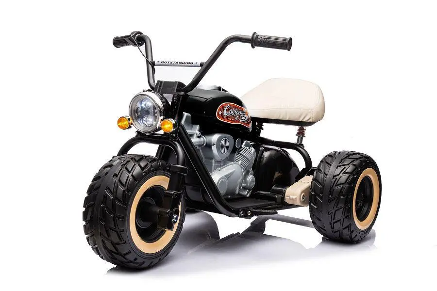 Kindermotorrad 1600 - 2x800W Brushless Motoren - schwarz