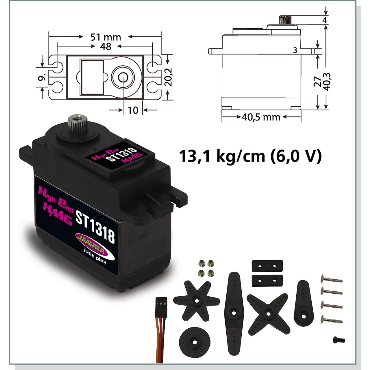 Servo High End ST1318HMG