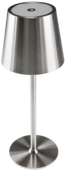 LED Akku-Tischleuchte "Foco Tenda", 2900K, IP44, Touchschalter, 30cm