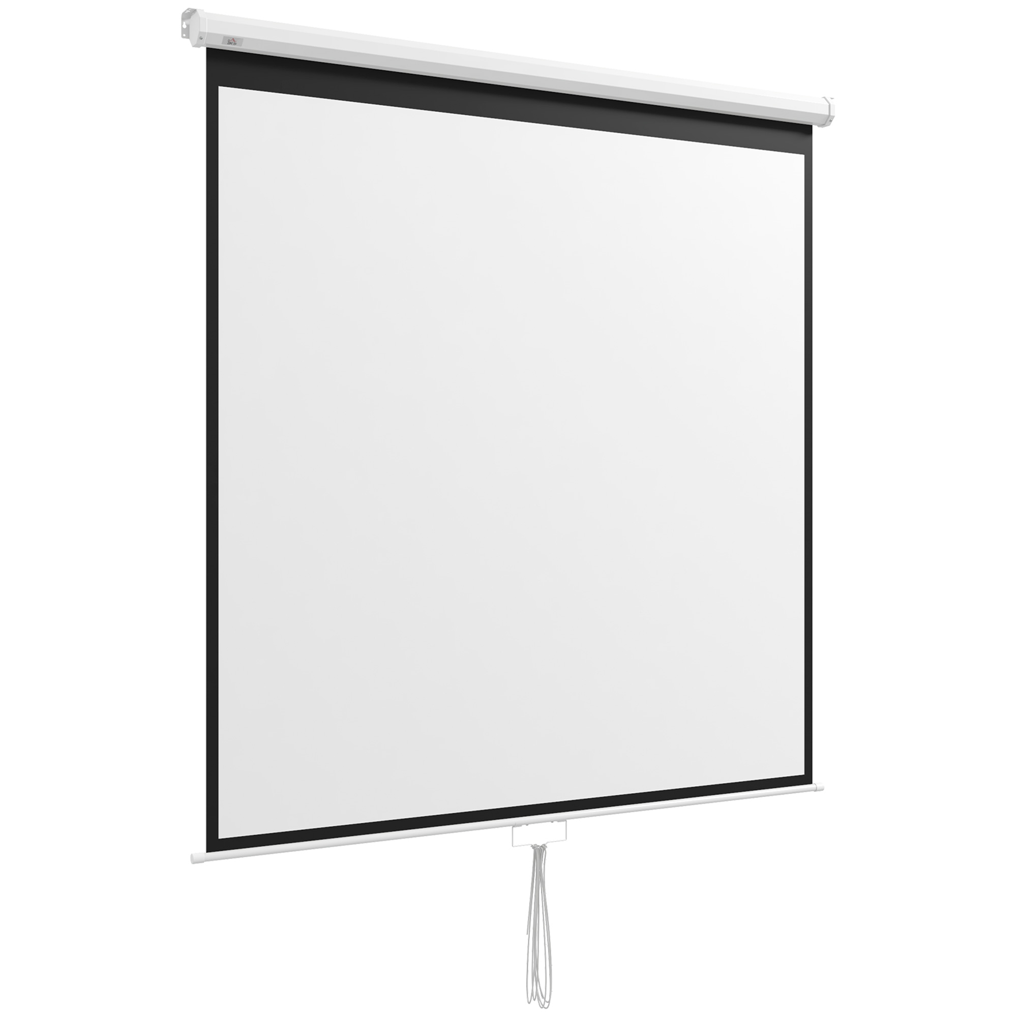 Beamer Leinwand 178 x 178 cm 99 Zoll 1:1 HD 4K Projektionsleinwand für Heimkino Büro-Präsentationen