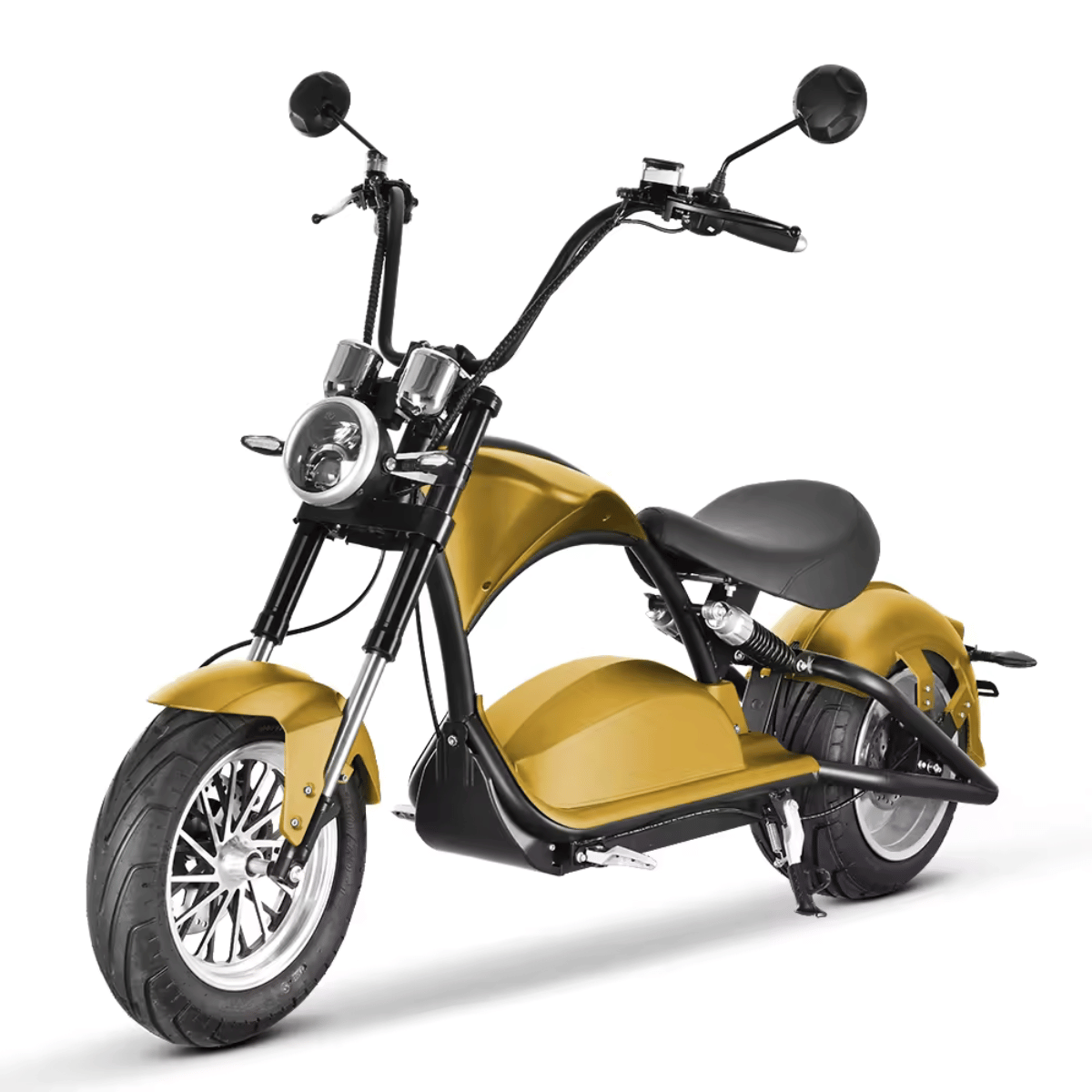 COCO BIKE CP-4 MAX ELEKTRO-CHOPPER 45 KM/H gelb