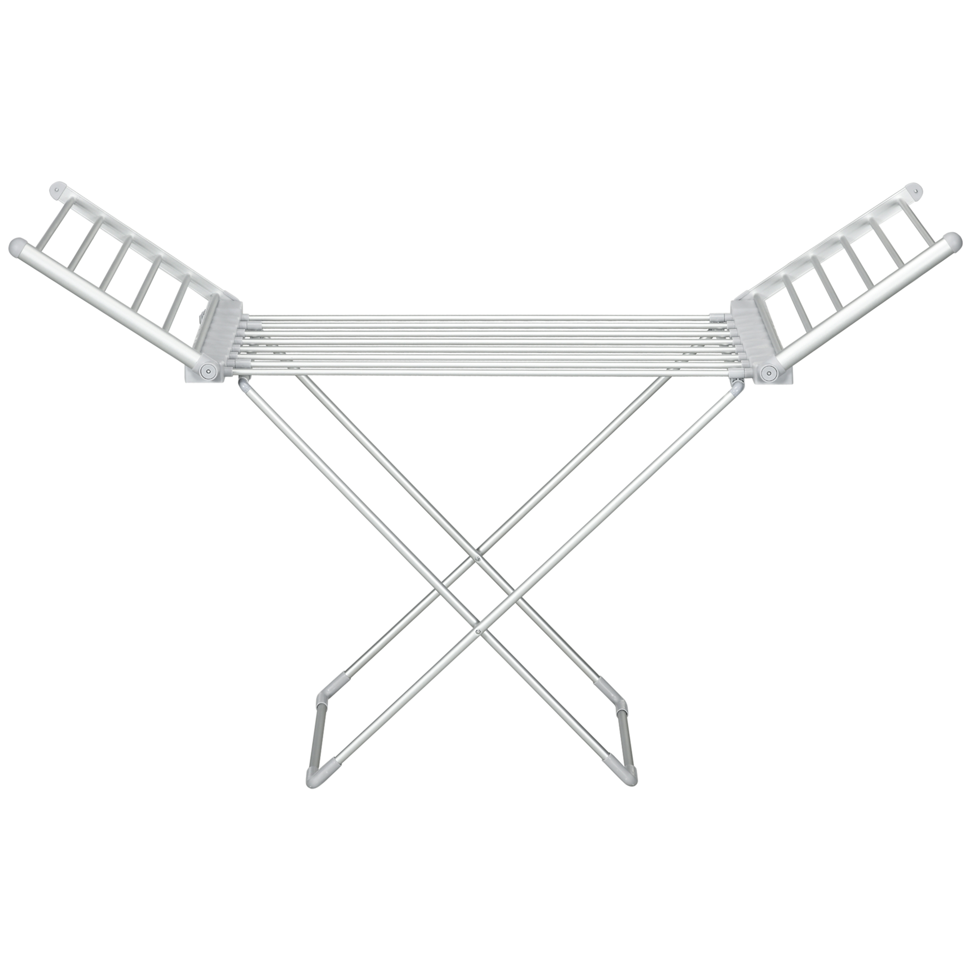 Wäscheständer mit Heizfunktion, 45-55 ?, zusammenklappbar, 144L x 53B x 96H cm