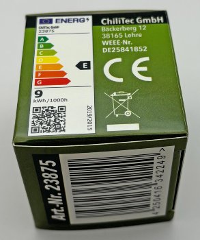 LED Strahler GU10 "P90" / 4146k, 896lm, 230V/9W, 38°, neutralweiß