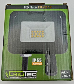 LED-Fluter "CTF-OB 10" / IP65, 10W, 956lm, 4000K neutralweiß
