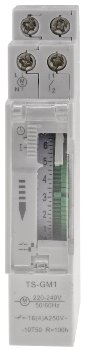 analoge Tages-Zeitschaltuhr für / Schalttafel-Einbau, 230V, max. 3500W