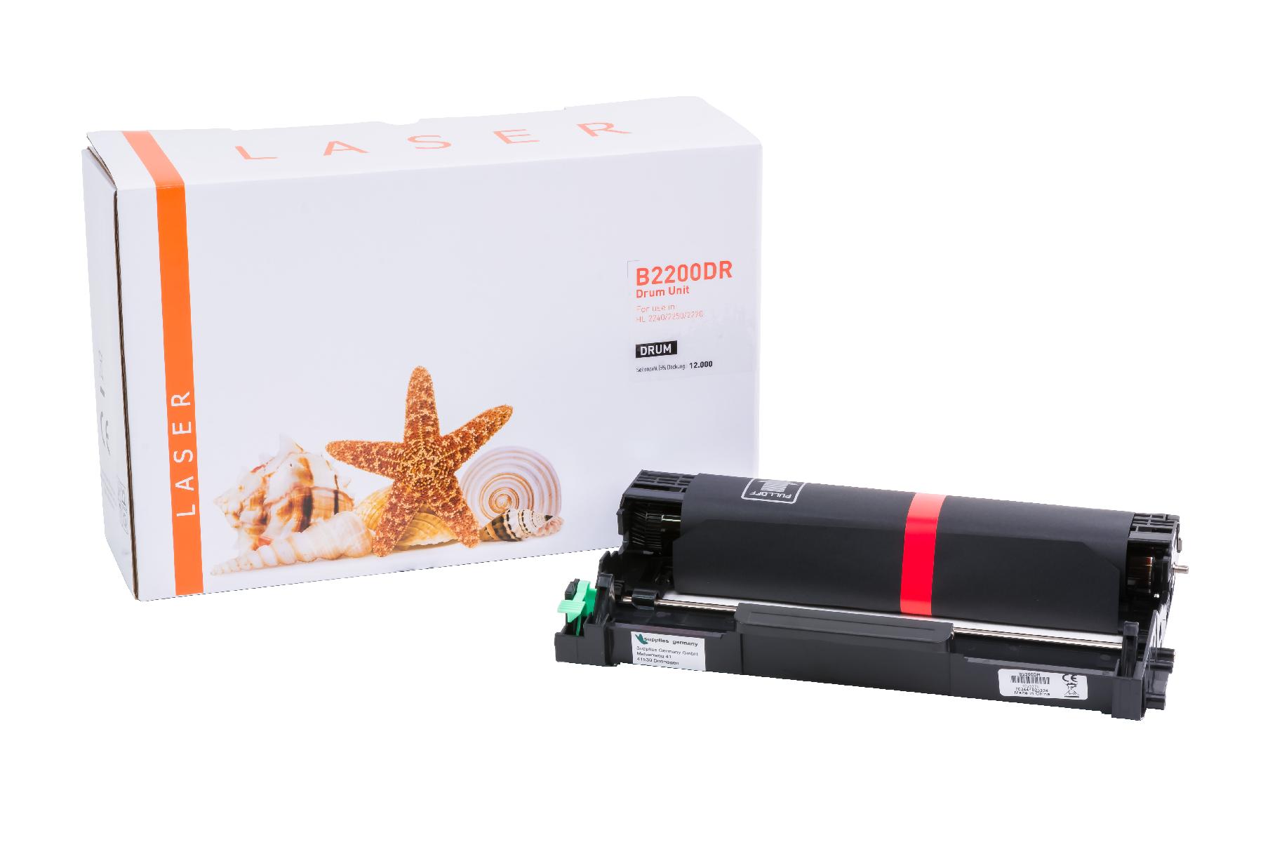 DR2200 alternativ Trommel black für Brother  / DR2200 / 12.000 Seiten