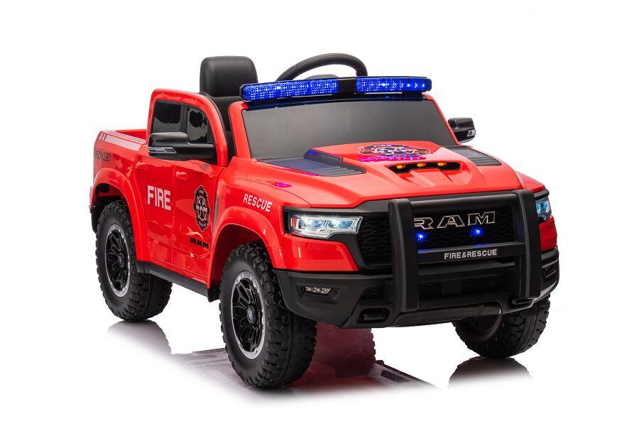Kinderfahrzeug Feuerwehr Dodge RAM - MP3 & Sirene