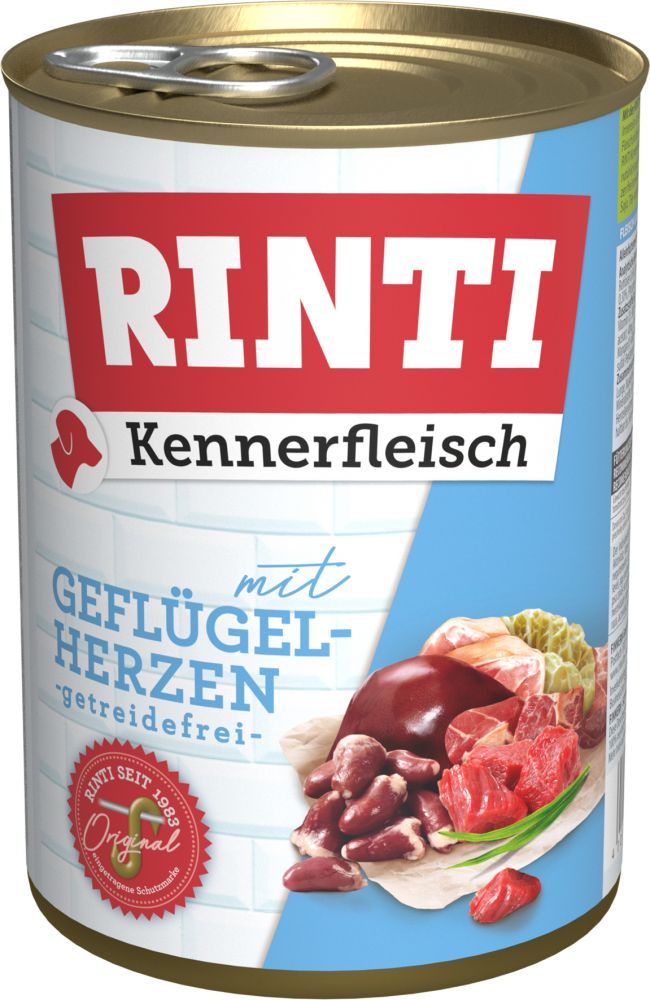 Rinti Kennerfleisch Geflügelherzen - 400 g