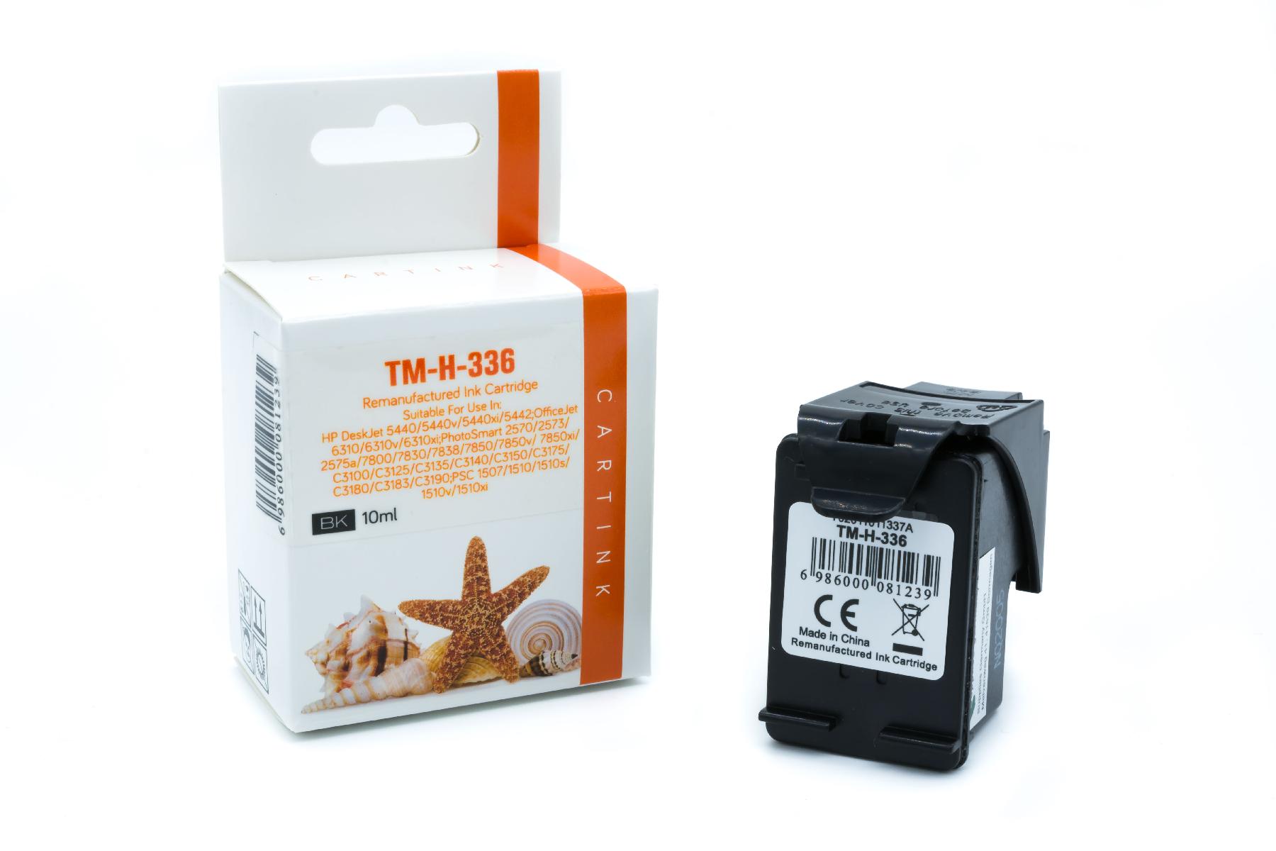 336 Refill Tinte schwarz für HP / C9362EE / 10ml 336 Refill Tinte schwarz für HP / C9362EE / 10ml