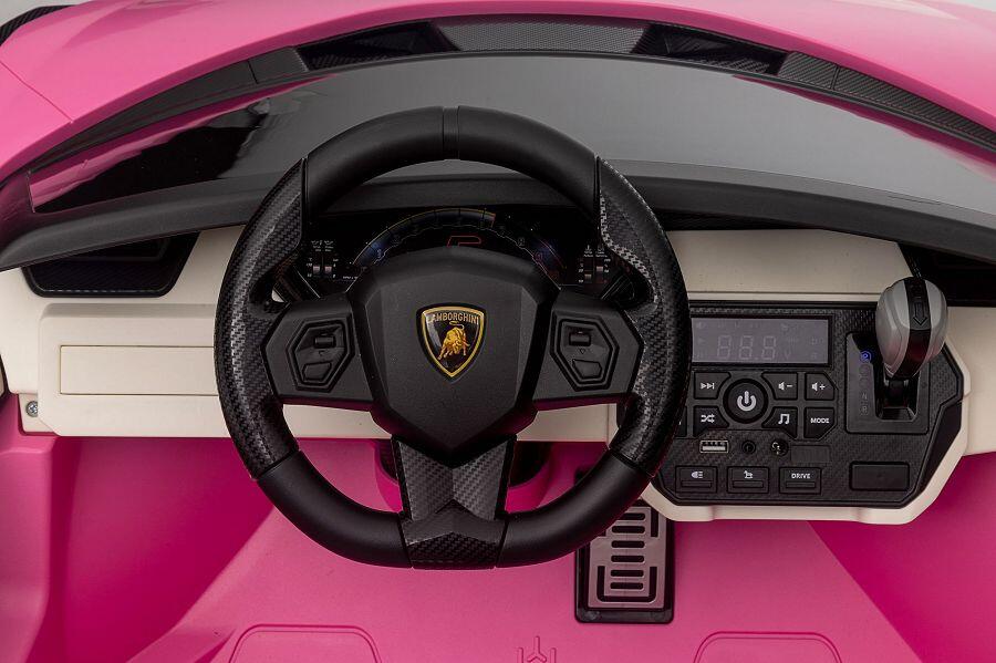 Kinderfahrzeug Lamborghini SIAN 2 Sitzer - pink