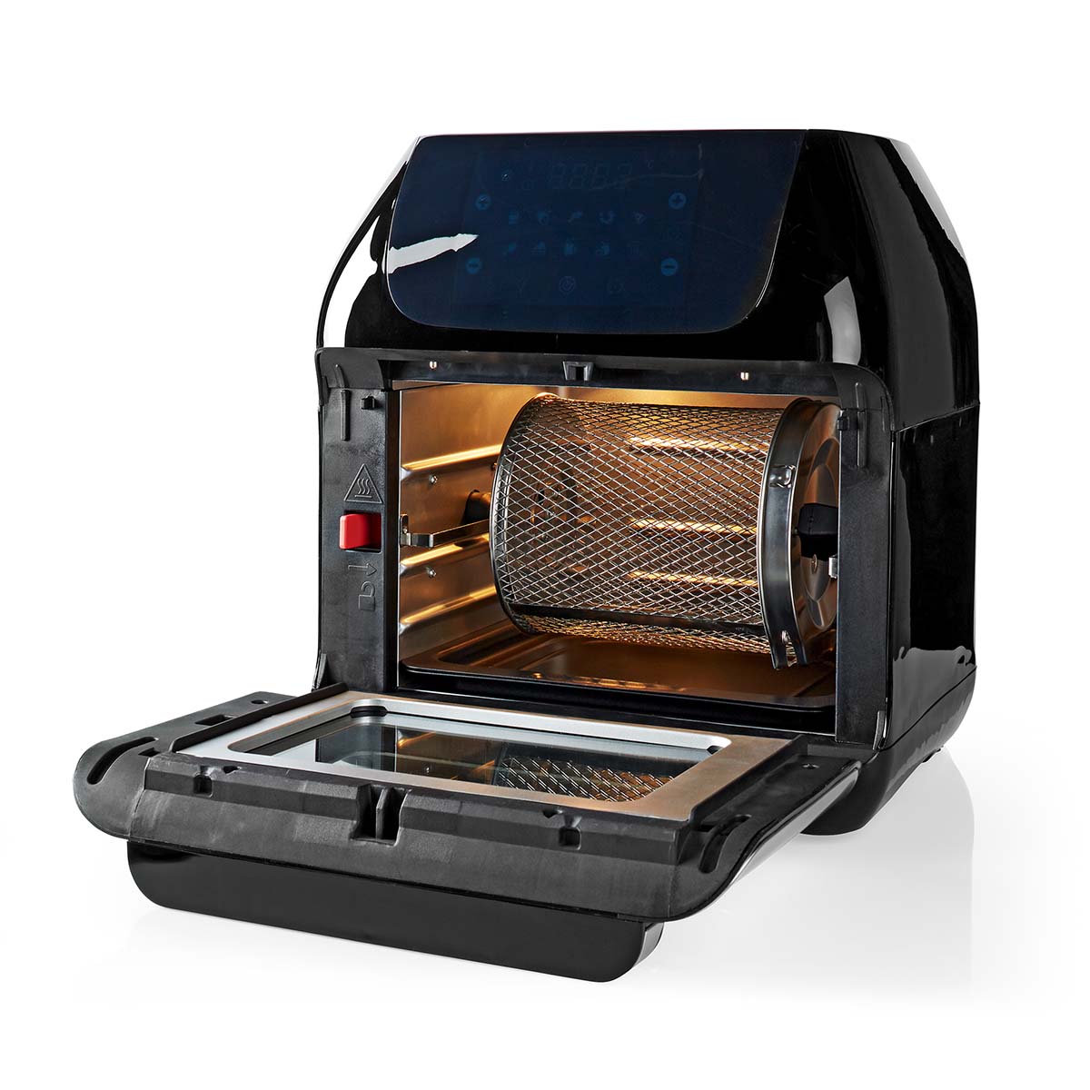 Heißluft Fritteuse | 12 l | Timer: 60 min | Anzahl voreingestellter Programme: 9 | Digital | schwarz