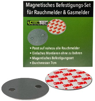 Magnetisches Befestigungs-Set, für Rauchmelder & Gasmelder