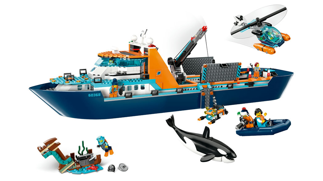 LEGO® 60368 - City Arktis-Forschungsschiff (815 Teile)