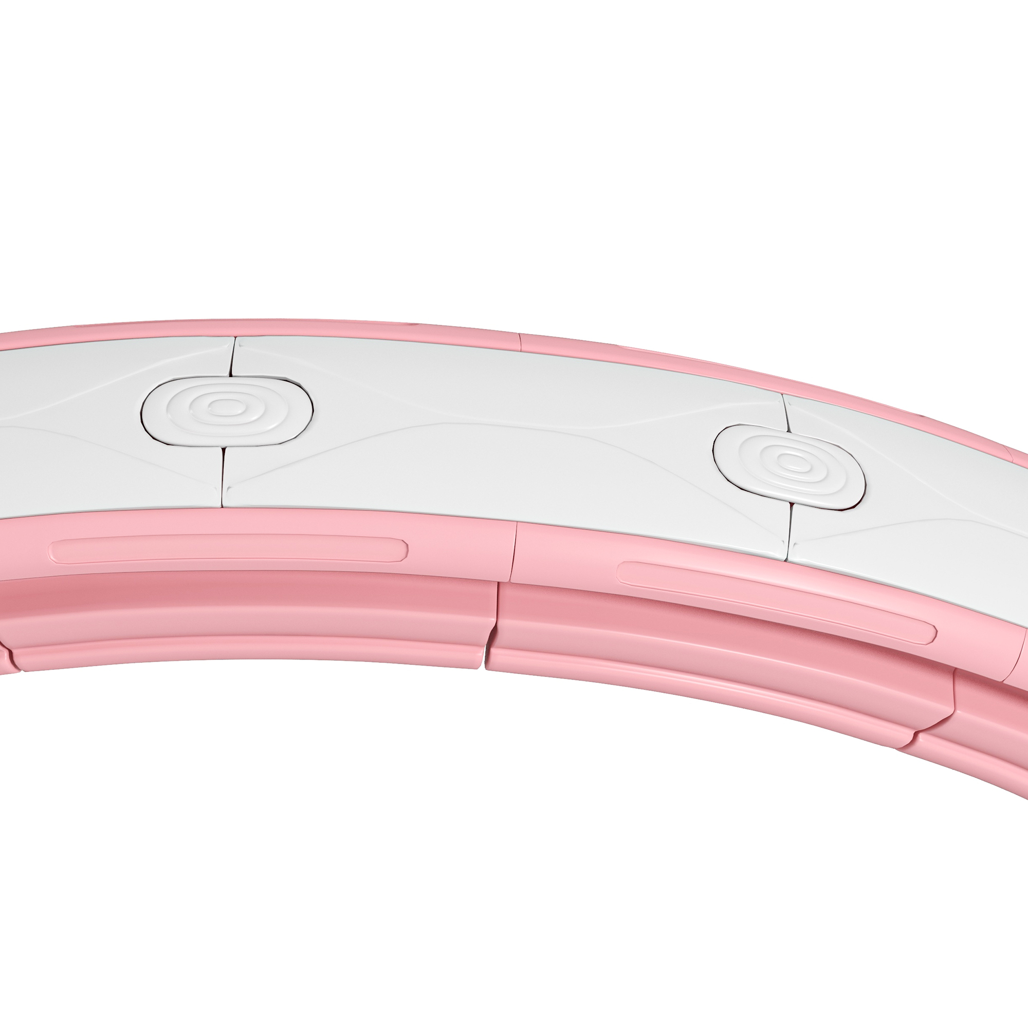 Smart Hula Hoop Reifen Erwachsene mit Gewicht Kugel Zähler 16 Knoten (76-113cm) Rosa