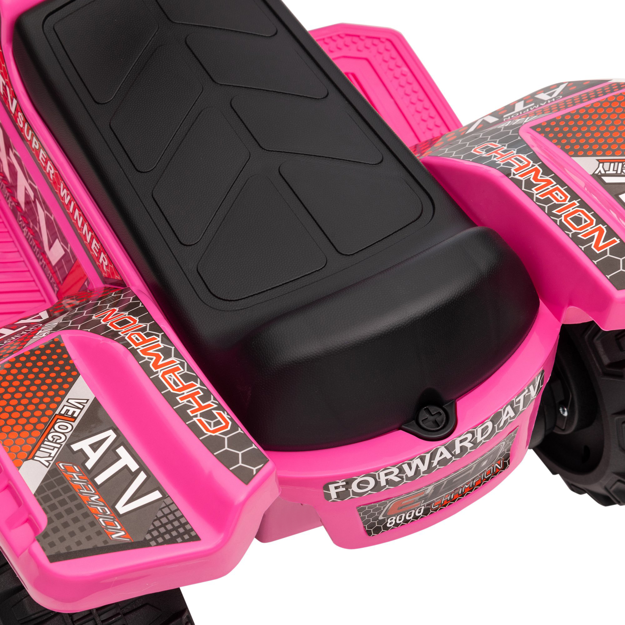 Kinderquad 6V Kinderquad mit Vorwärtsfunktion, Musik, Elektro-Quad für Kinder 1,5-3 Jahre Rosa