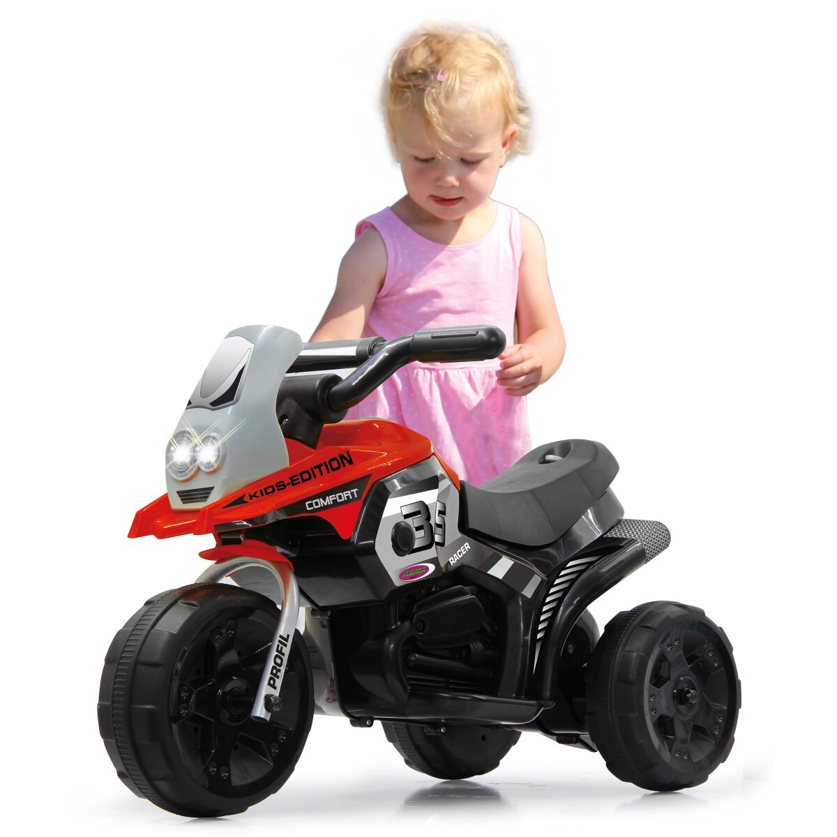 Kinderfahrzeug E-Trike Racer rot