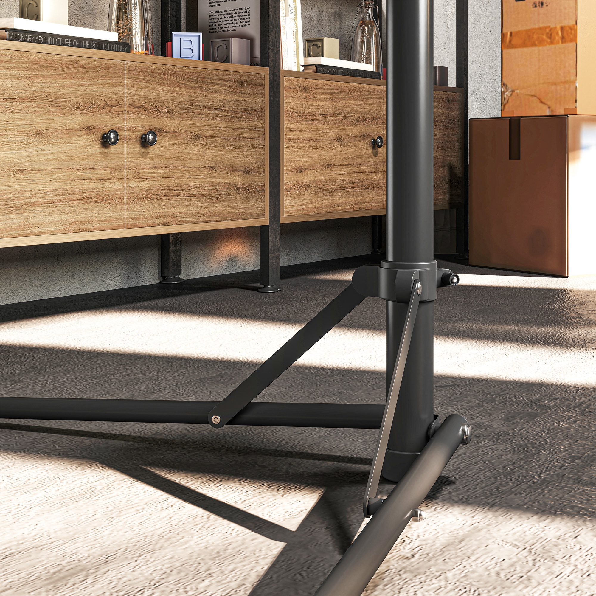 Fahrrad-Reparatur-Ständer, Halter für Fahrräder zum Warten und Reparieren, 40 kg belastbar, höhenverstellbar, Schwarz