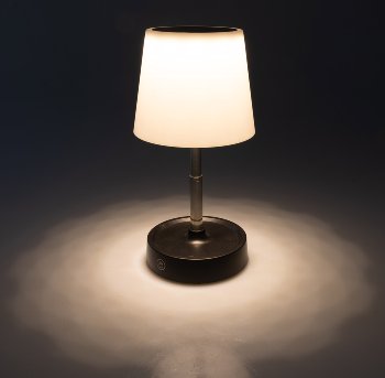 LED Akku Tischleuchte 29cm, dimmbar / 115-290mm ausziehbar, Warmweiß