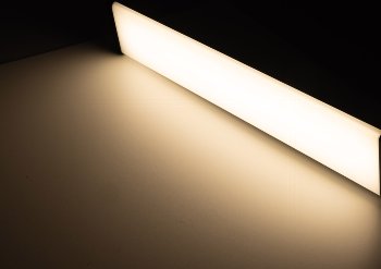 LED Unterbauleuchte "Arusha" schwarz / USB A+C PD, 60cm, Licht warmweiß