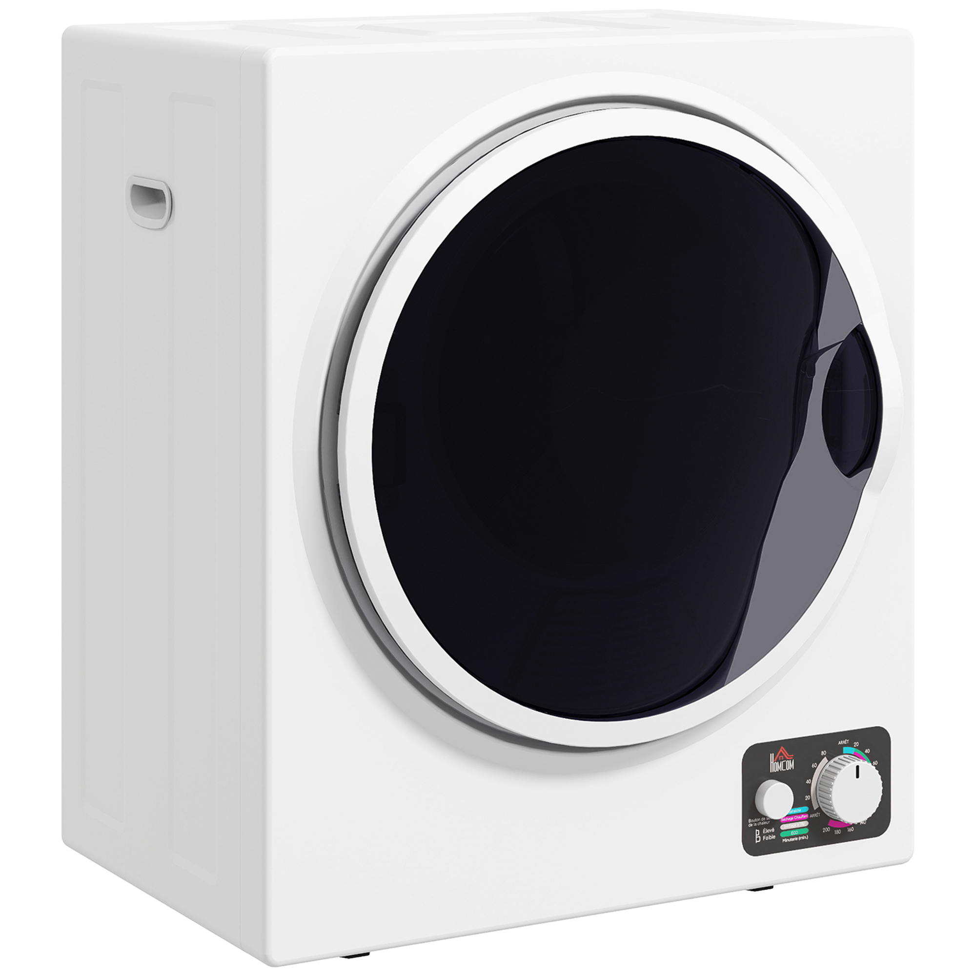 Mini Wäschetrockner 4 kg mit 4 Programme, 2 Heizstufen, Sterilisation bis zu 65? 850W für Kleidung