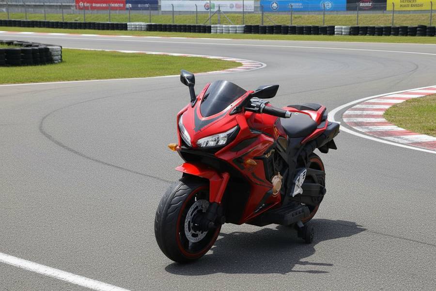 Elektro Kindermotorrad 999 - rot