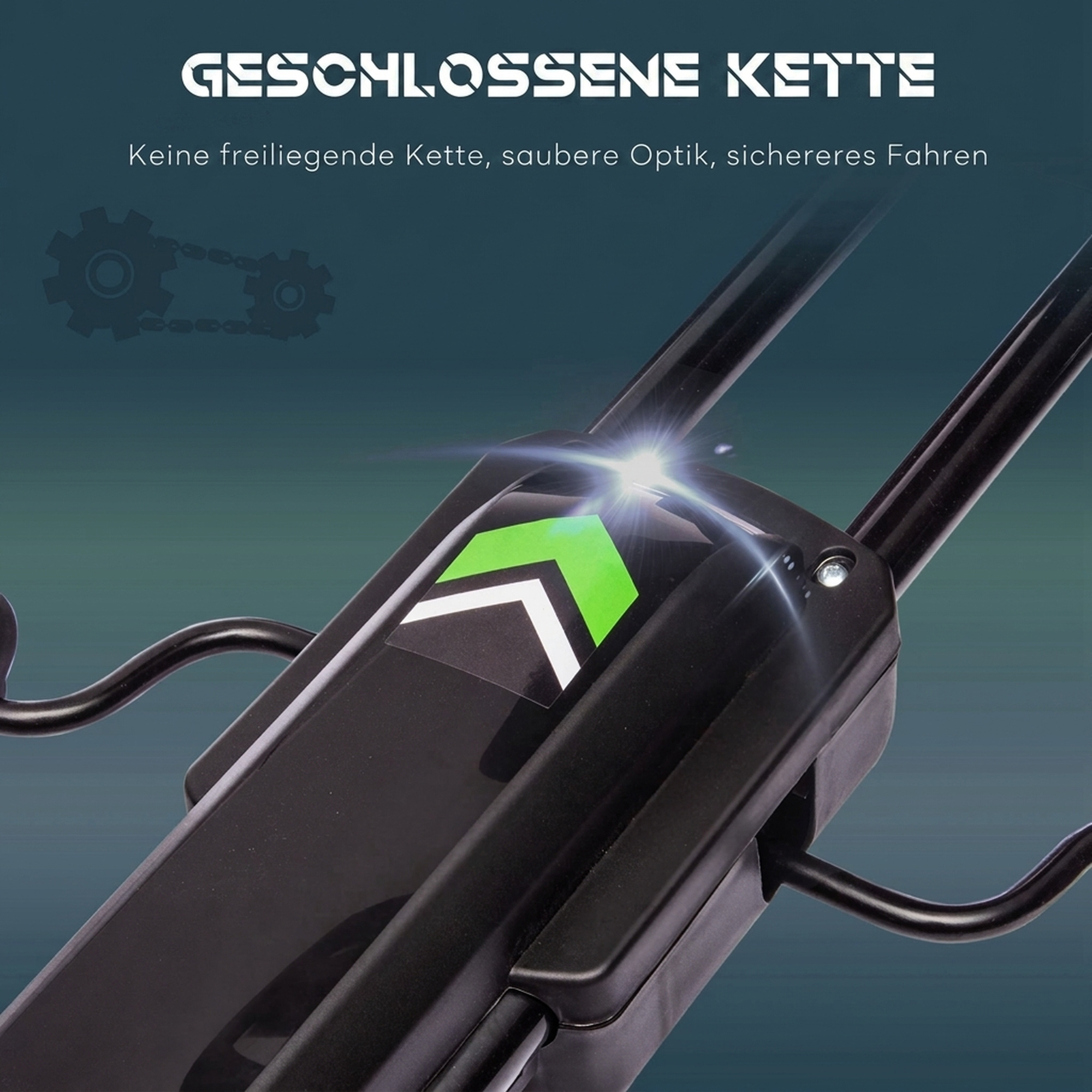 Gokart Tretauto mit Handbremse, verstellbarem Sitz, Vor- und Rückwärtsgang, bis 50kg für Kinder 5-12 Jahren Weiß