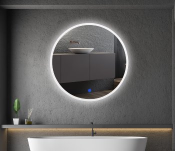 LED Spiegel "Espelho R50" Ø50cm / 230V, 19W, 1400lm, 4000K, IP44