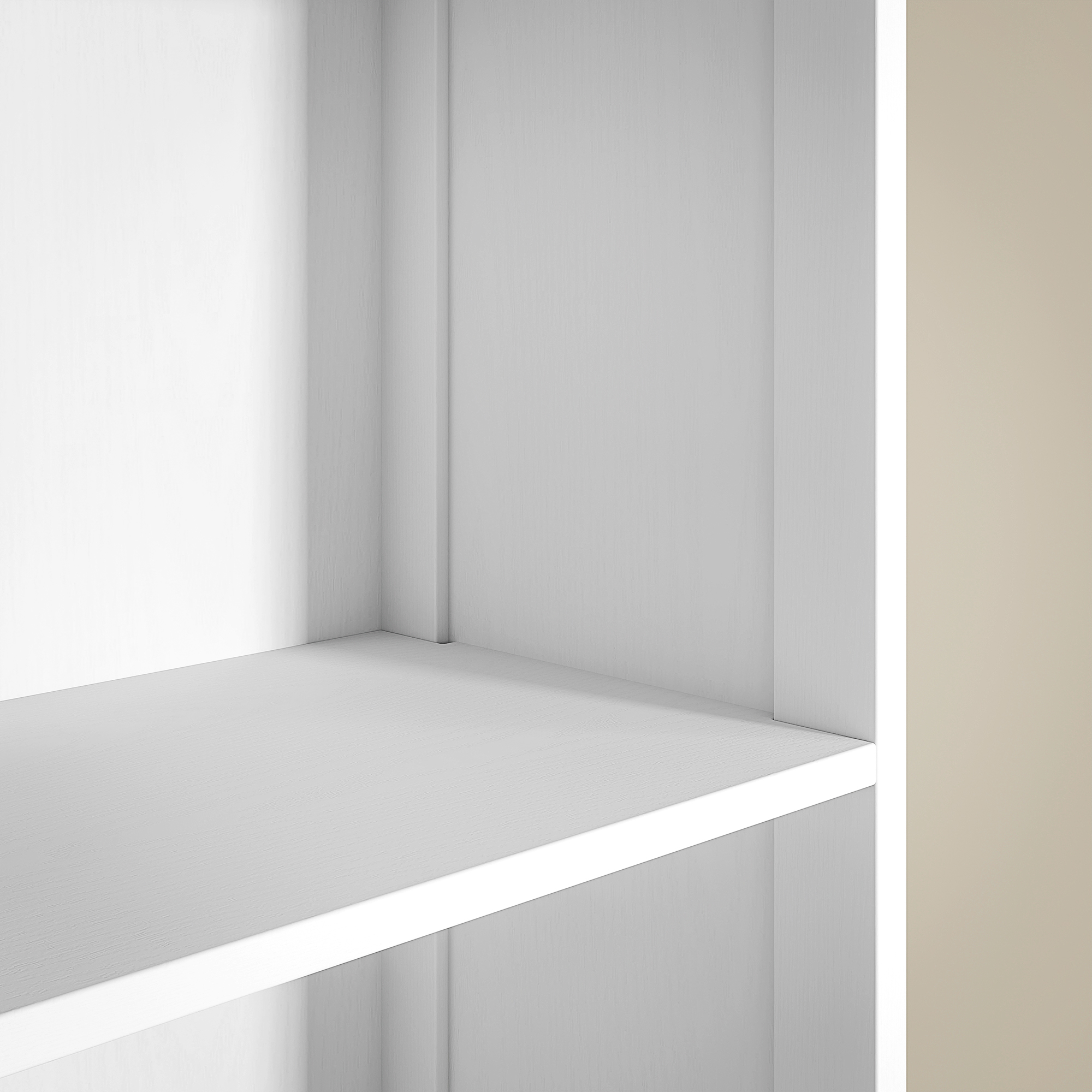 Badezimmerschrank mit 3 Regalen, 1 Schublade, robust, MDF, Weiß