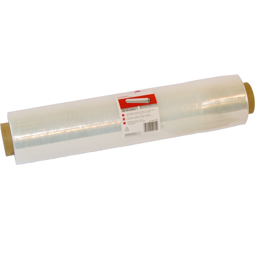 Stretchfolie, 0,5 x 300m, transparent, 13mµ, VPE6