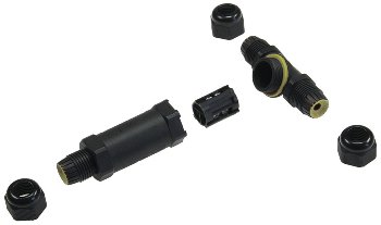 Kabelverbinder T-Form, IP68, 450V/32A, Schraubanschluss, für Kabel Ø 8-12mm