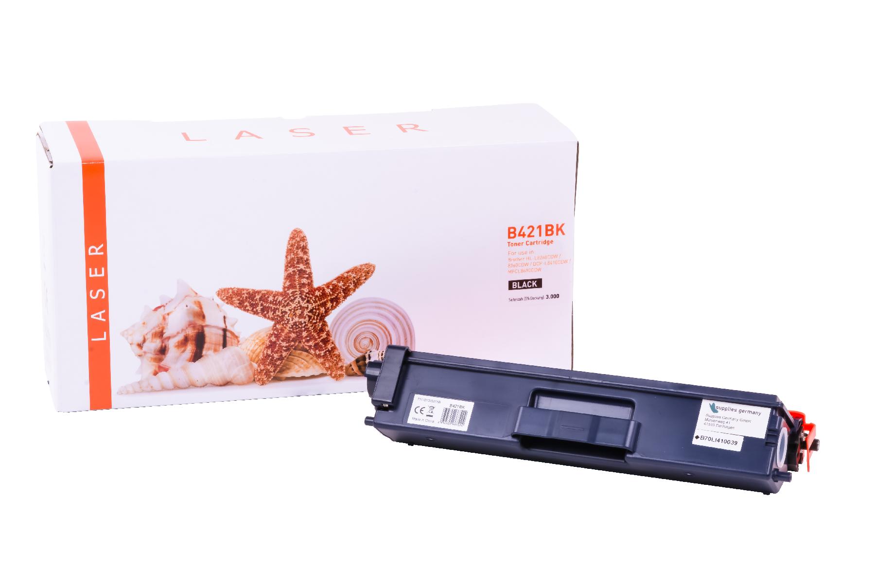 TN421schwarz alternativ Toner schwarz für Brother / TN421schwarz / 3.000 Seiten TN421schwarz alternativ Toner schwarz für Brother / TN421schwarz / 3.000 Seiten