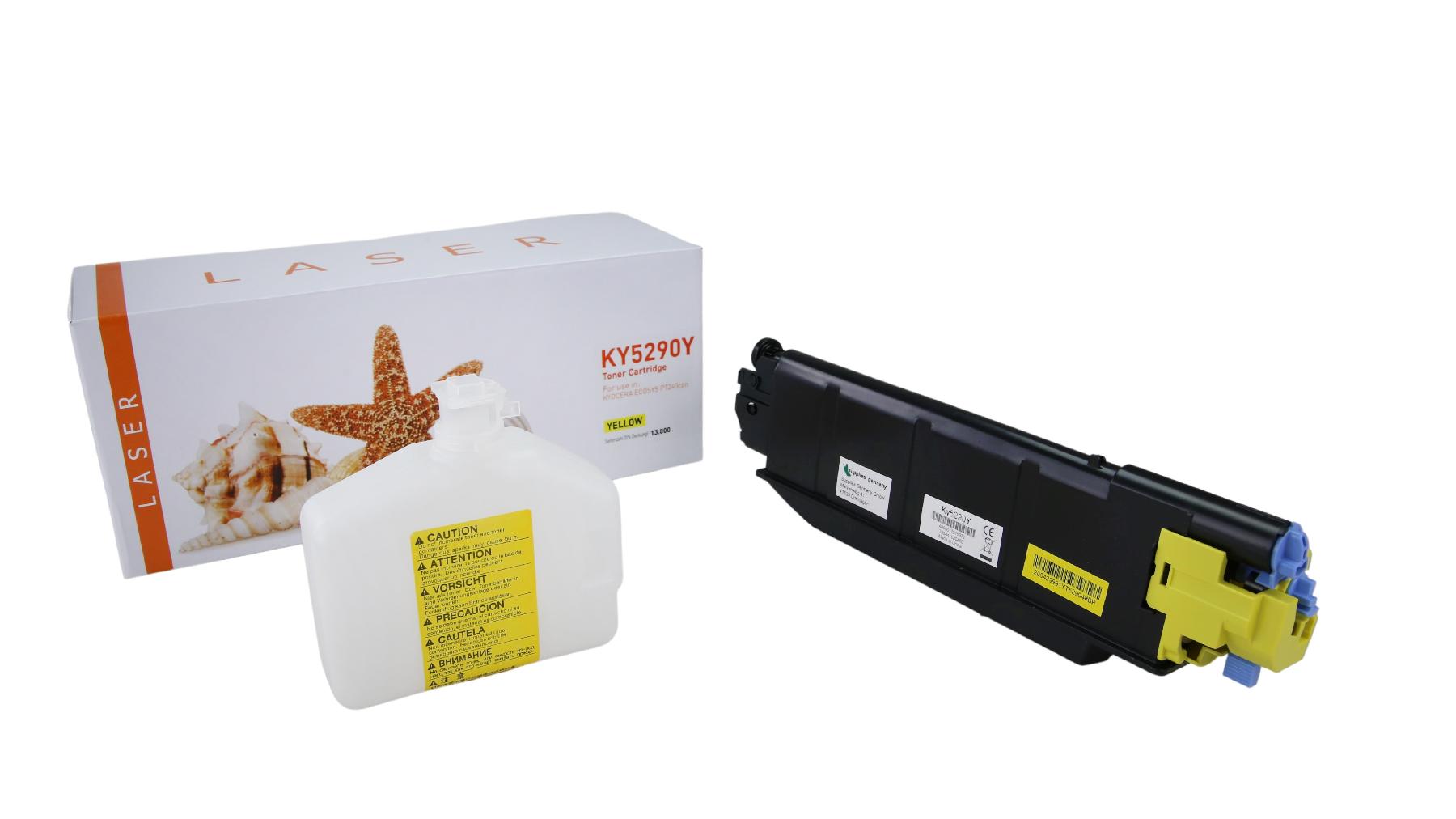 TK5290Y alternativ Toner yellow für Kyocera  / TK5290Y / 13.000 Seiten